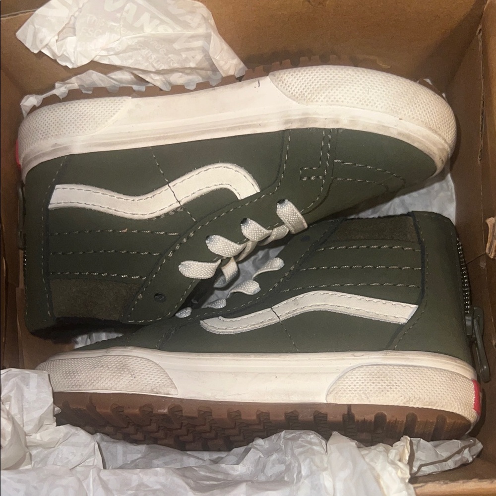 Vans Kids Olive High-Top Sneakers